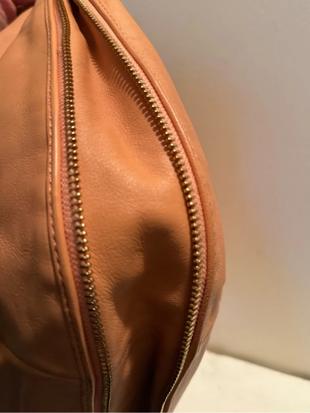 Rebecca Minkoff Bailey Hobo Shoulder Bag Purse in Biscut MSRP $425